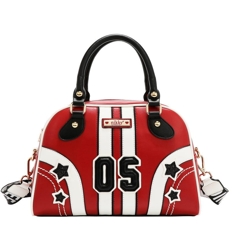 BOLSO DOMO VARSITY (ROJO)