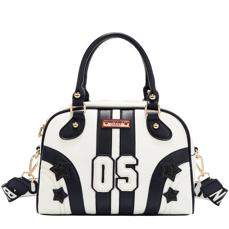 BOLSO DOMO VARSITY (BLANCO)