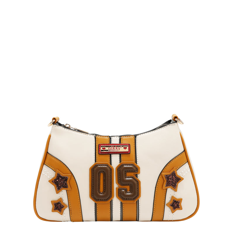 BANDOLERA VARSITY (BEIGE)