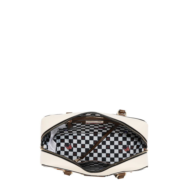 BOLSO DE HOMBRO VARSITY (BLANCO)