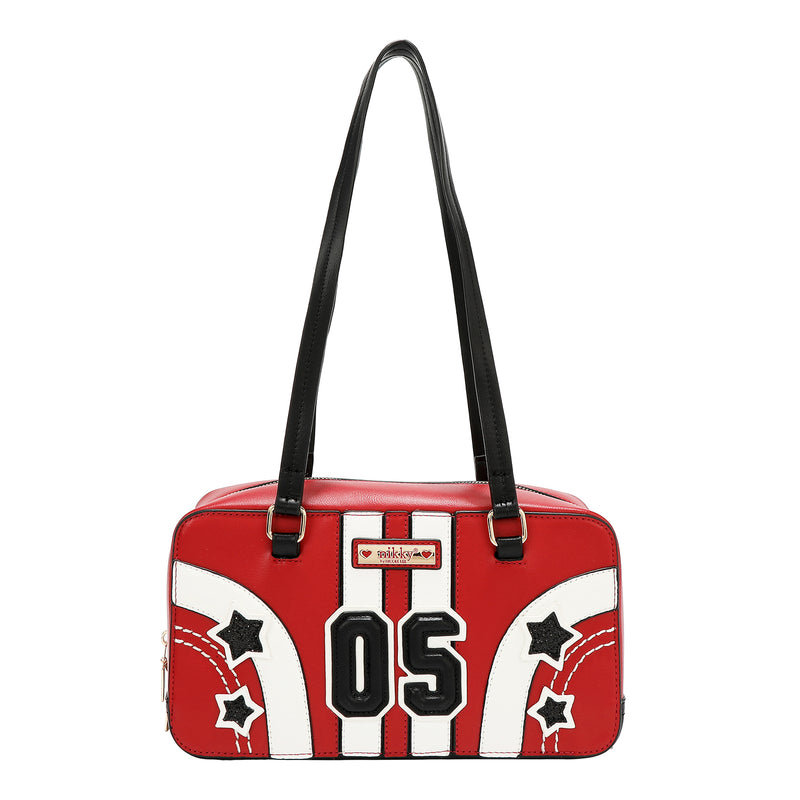 BOLSO DE HOMBRO VARSITY (ROJO)