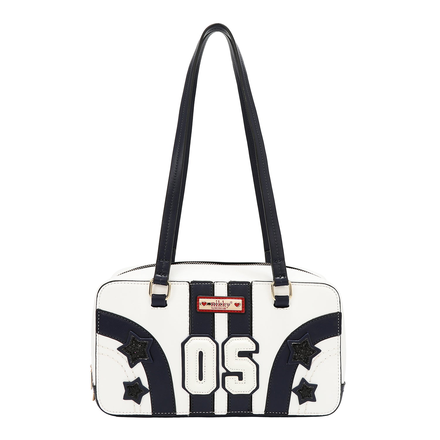 BOLSO DE HOMBRO VARSITY (BLANCO)