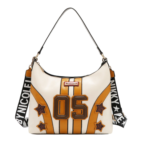 BOLSO TOTE VARSITY (BEIGE)