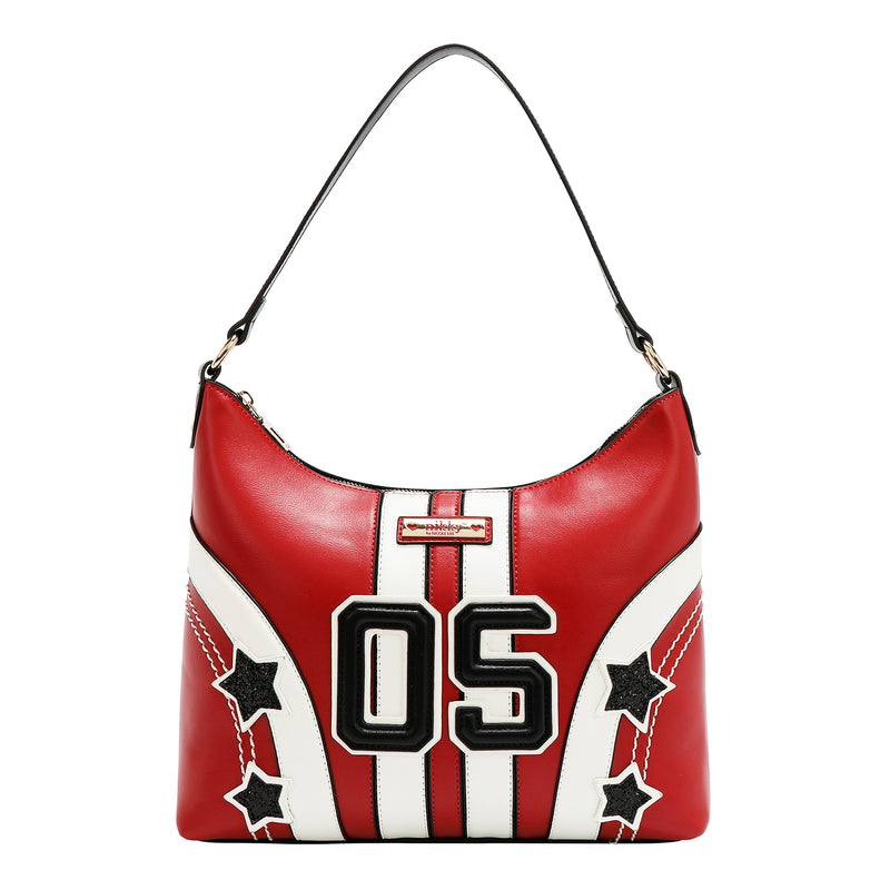 BOLSO TOTE VARSITY (ROJO)