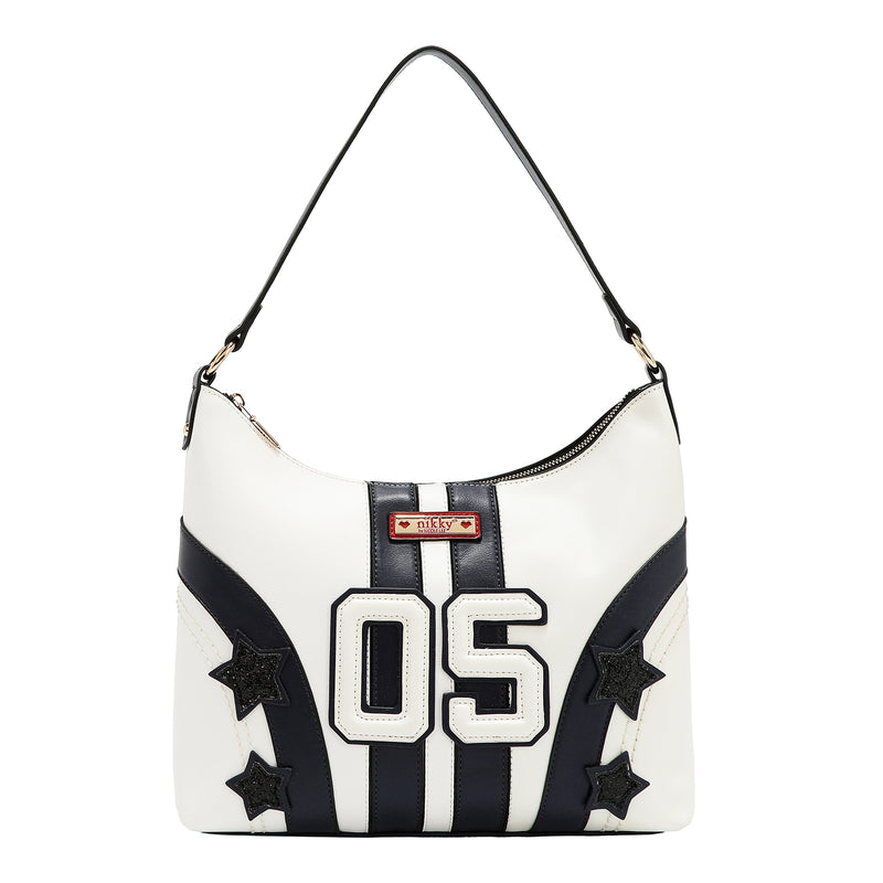 BOLSO TOTE VARSITY (BLANCO)