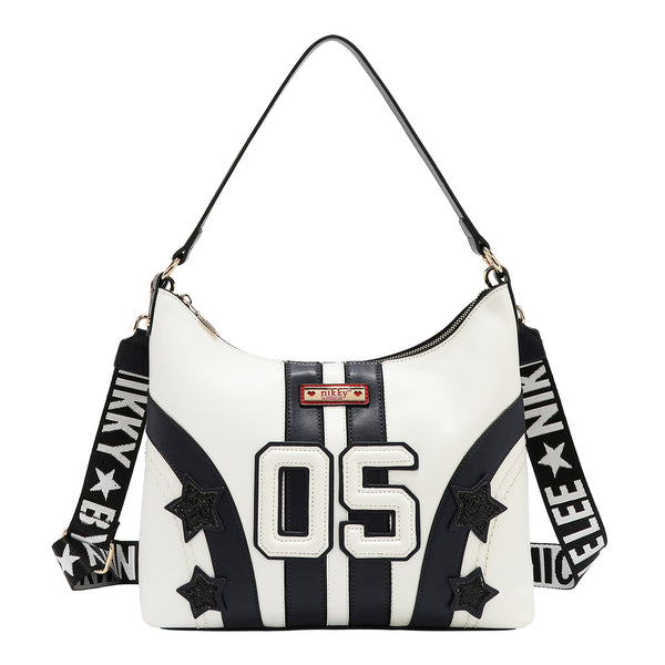 BOLSO TOTE VARSITY (BLANCO)