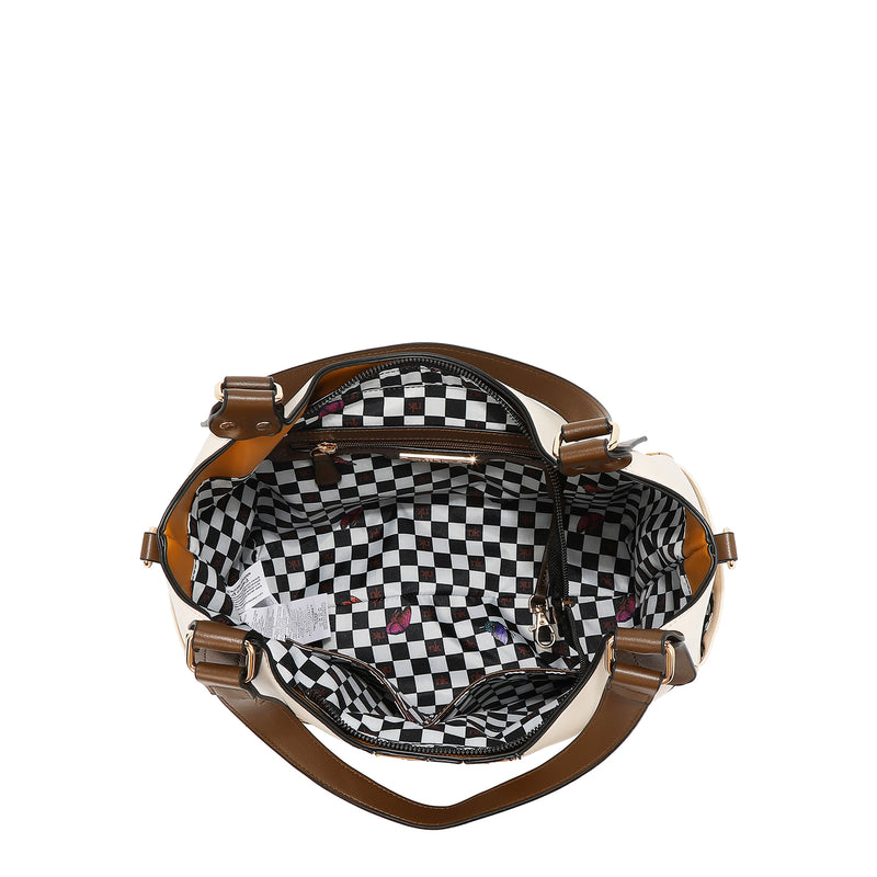 BOLSO HOBO VARSITY (BLANCO)