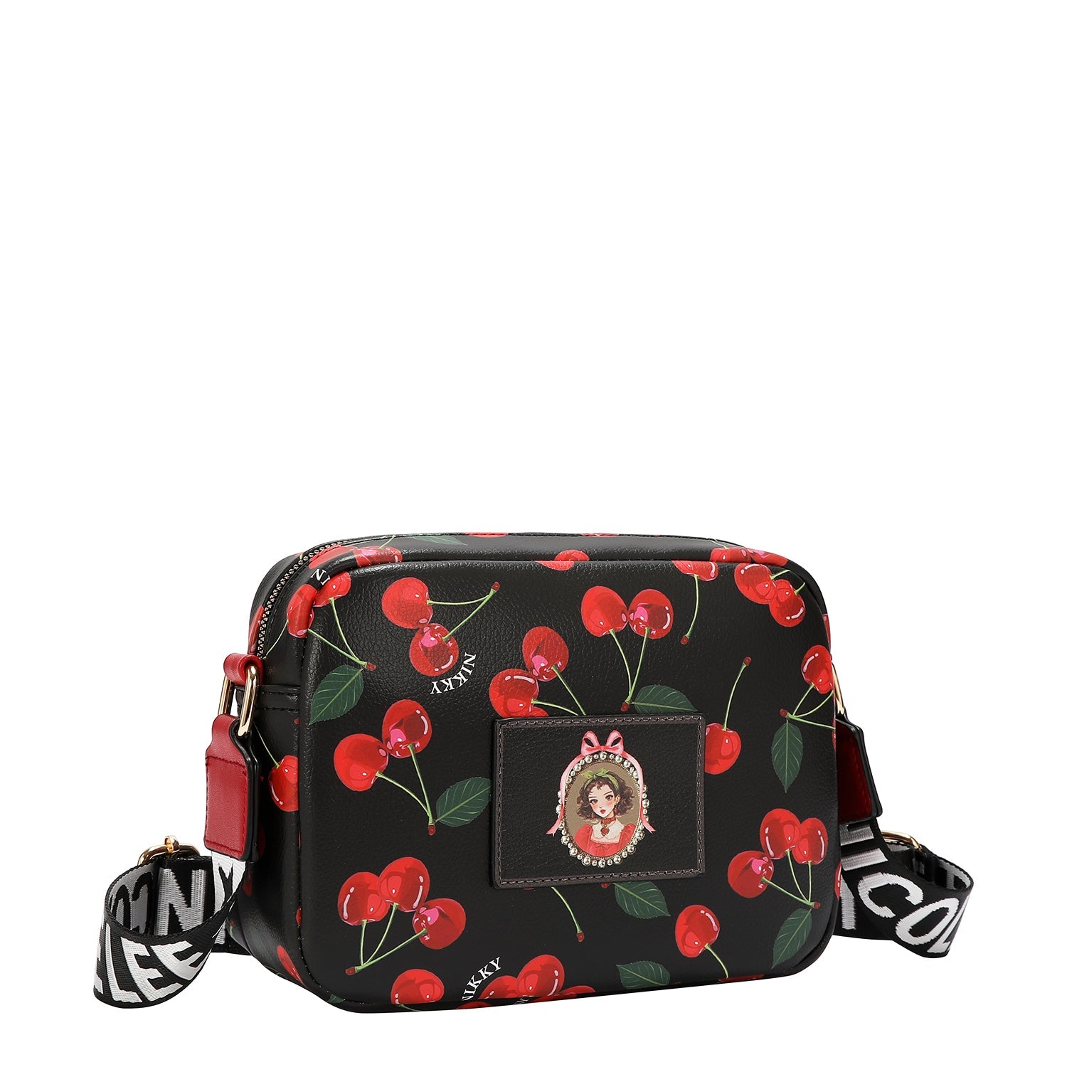 BANDOLERA COMPACTA (CHERRY LIPS-BLACK)