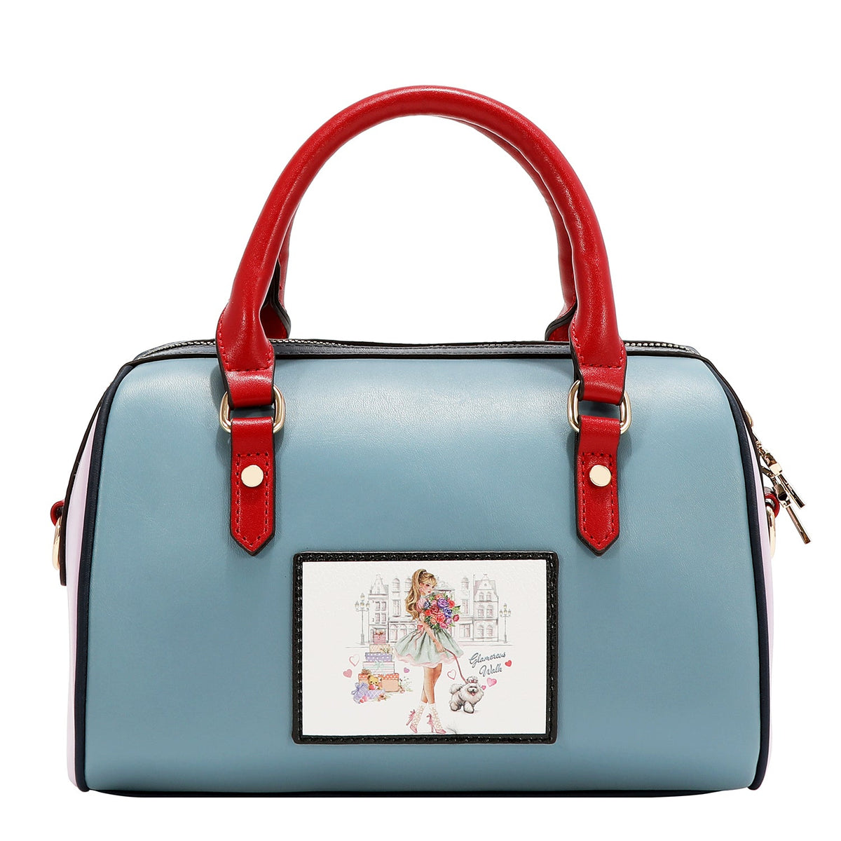 BOLSO BOSTON (GLAMOROUS WALK-BLANCO)