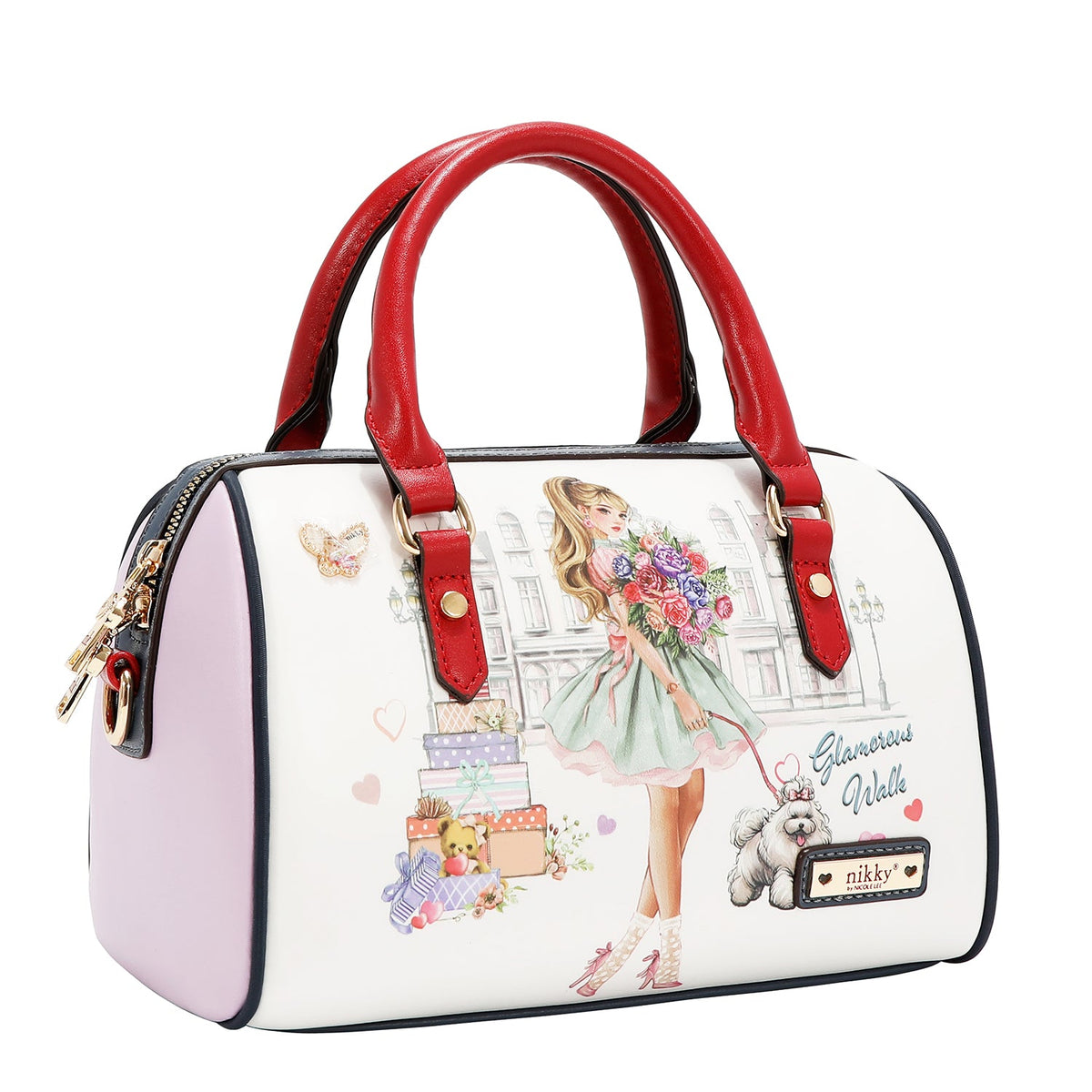 BOLSO BOSTON (GLAMOROUS WALK-BLANCO)