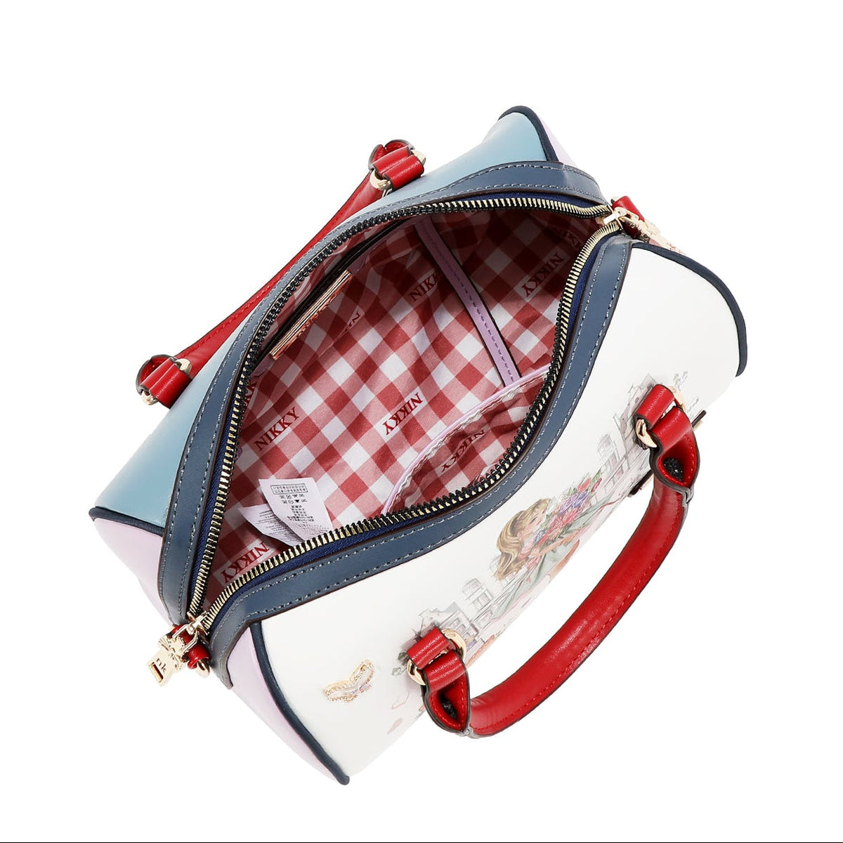 BOLSO BOSTON (GLAMOROUS WALK-BLANCO)