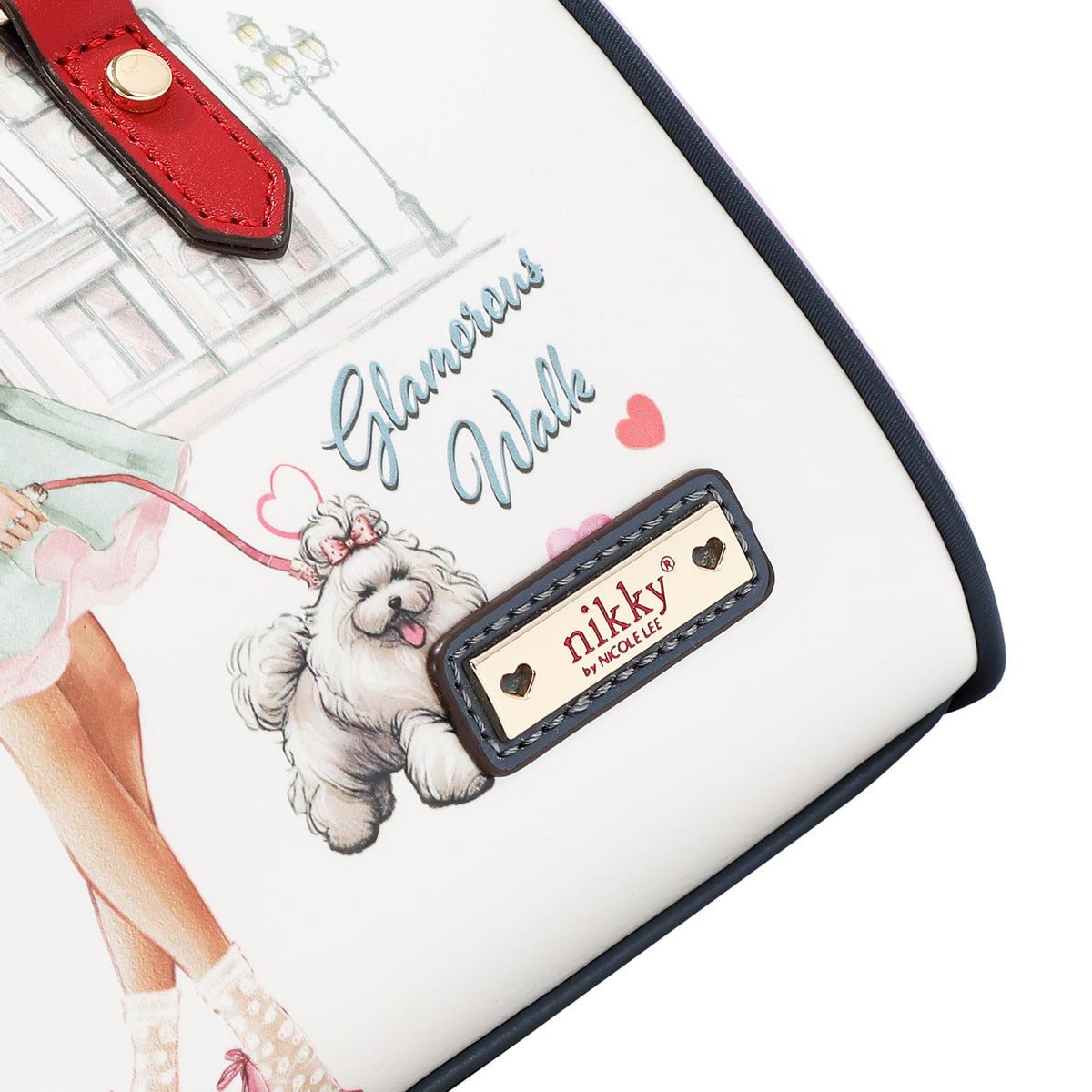 BOLSO BOSTON (GLAMOROUS WALK-BLANCO)