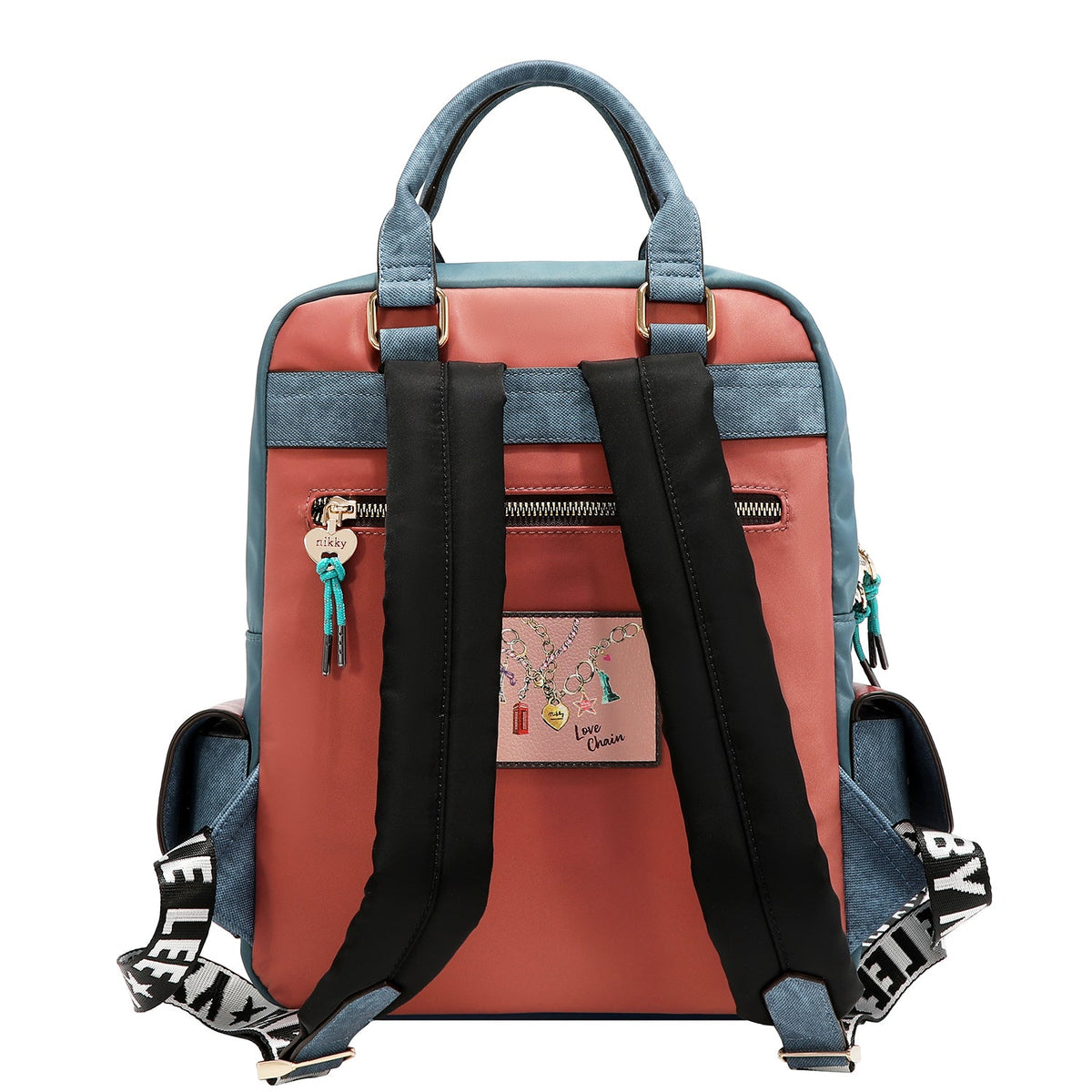 MOCHILA CUADRADA (LOVE CHAIN)