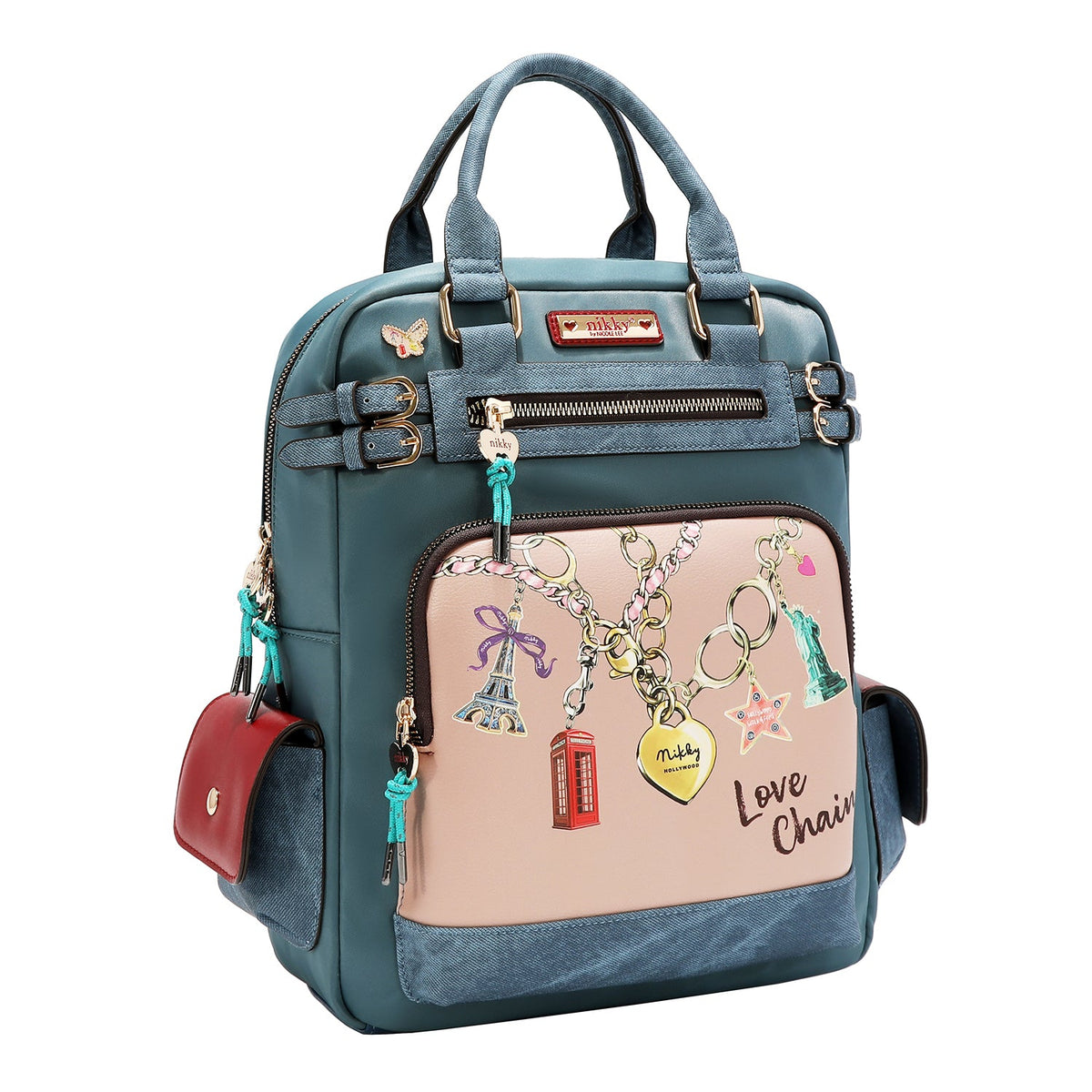 MOCHILA CUADRADA (LOVE CHAIN)