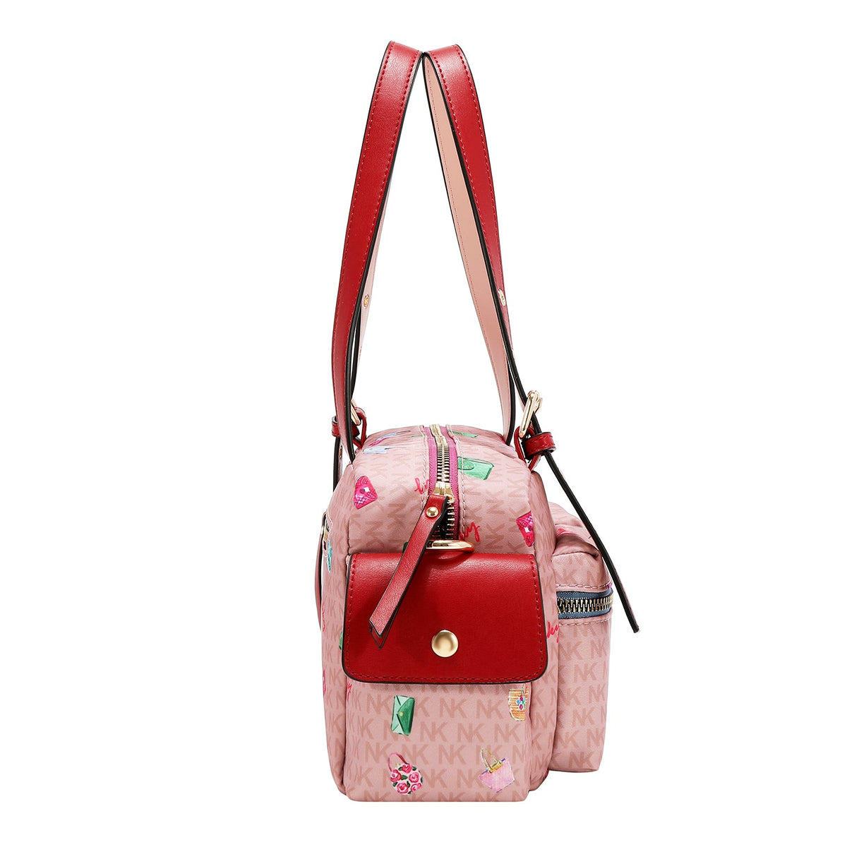 BOLSO SATCHEL (GLAMOROUS WALK - ROSA)