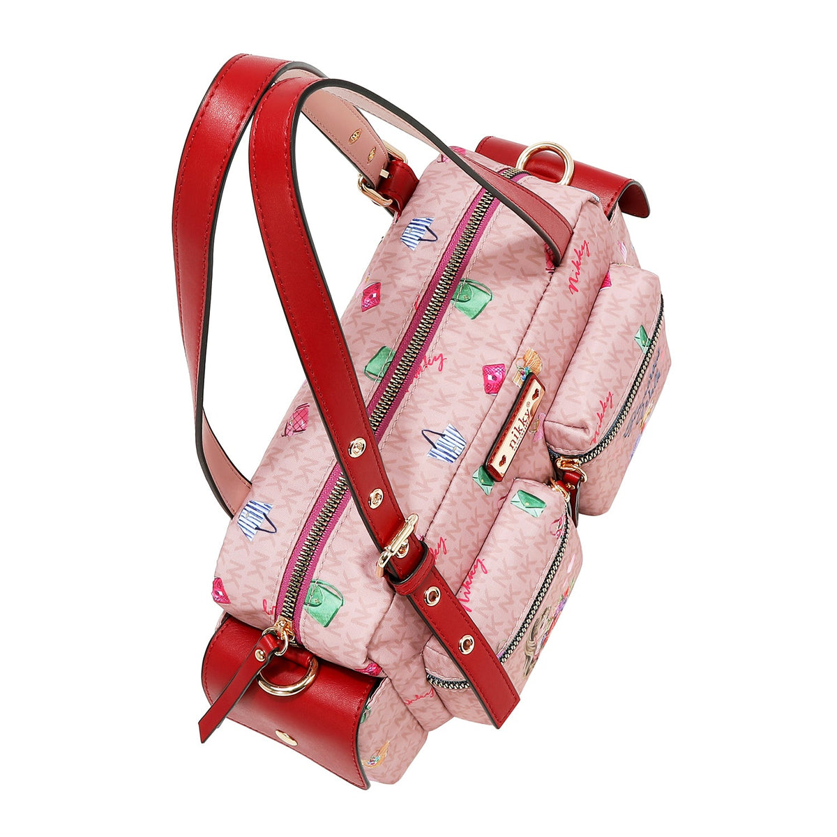 BOLSO SATCHEL (GLAMOROUS WALK - ROSA)