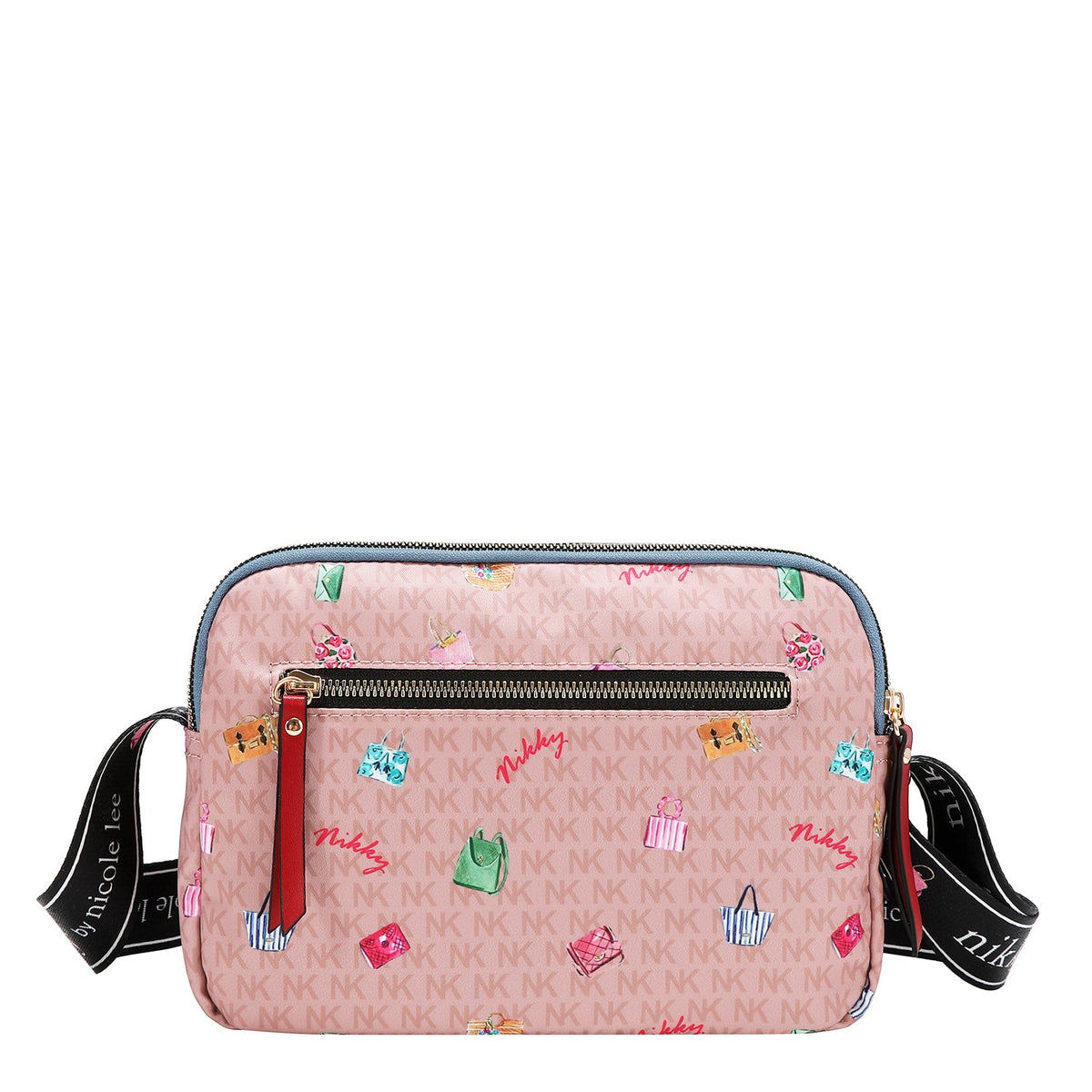 BORSA A TRACOLLA IN NYLON (GLAMOROUS WALK - ROSA)