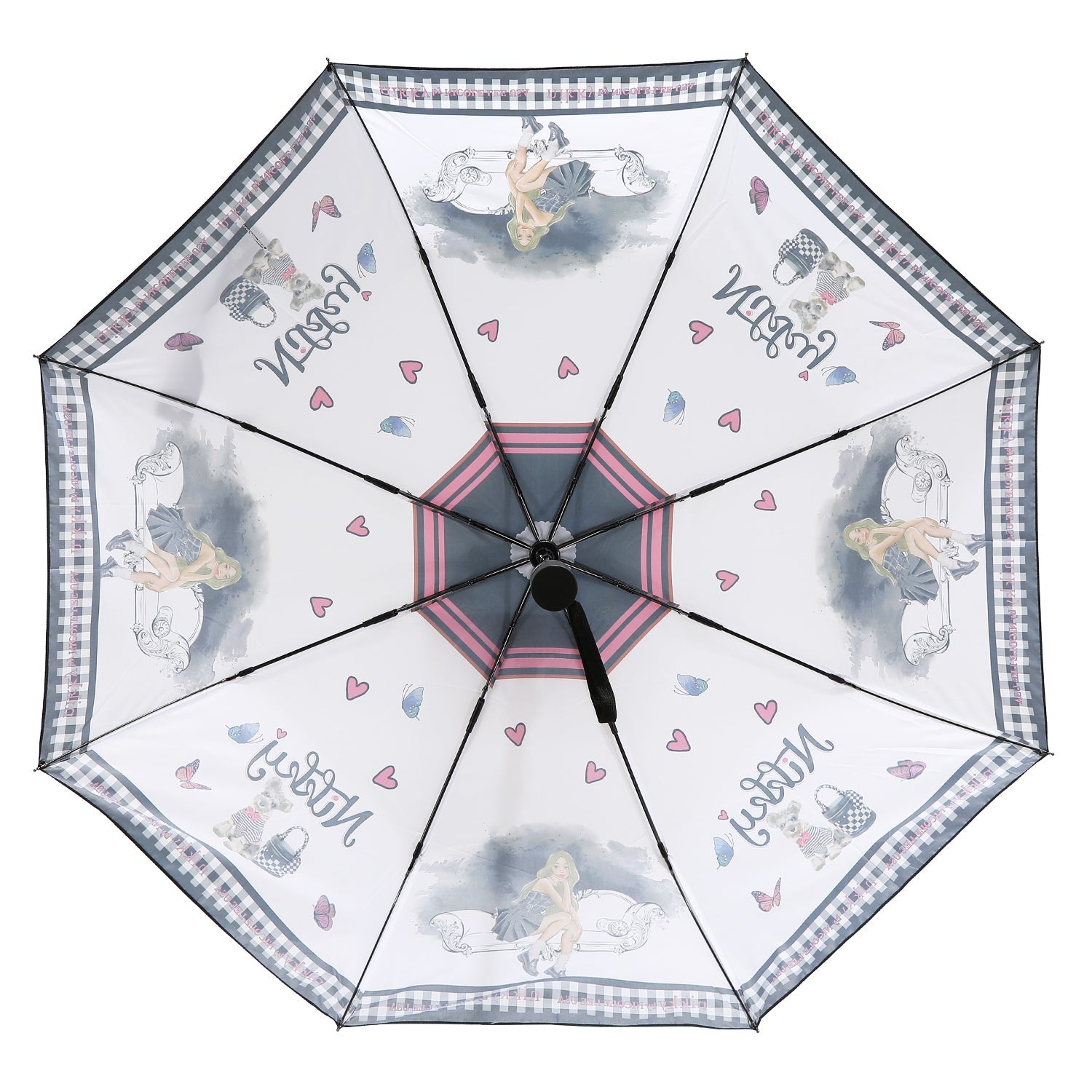 PARAGUAS PORTABLE CON IMPRESIÓN (ANGEL FROM ABOVE)
