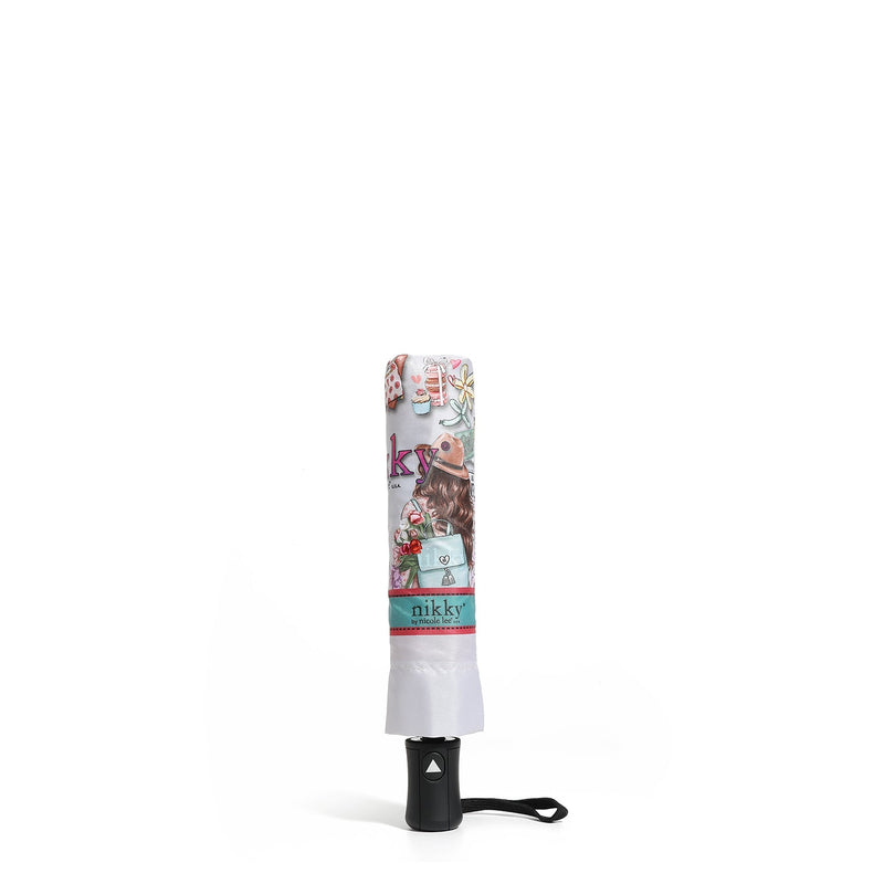 PORTABLE UMBRELLA WITH PRINTING <tc>NIKKY WORLD</tc>