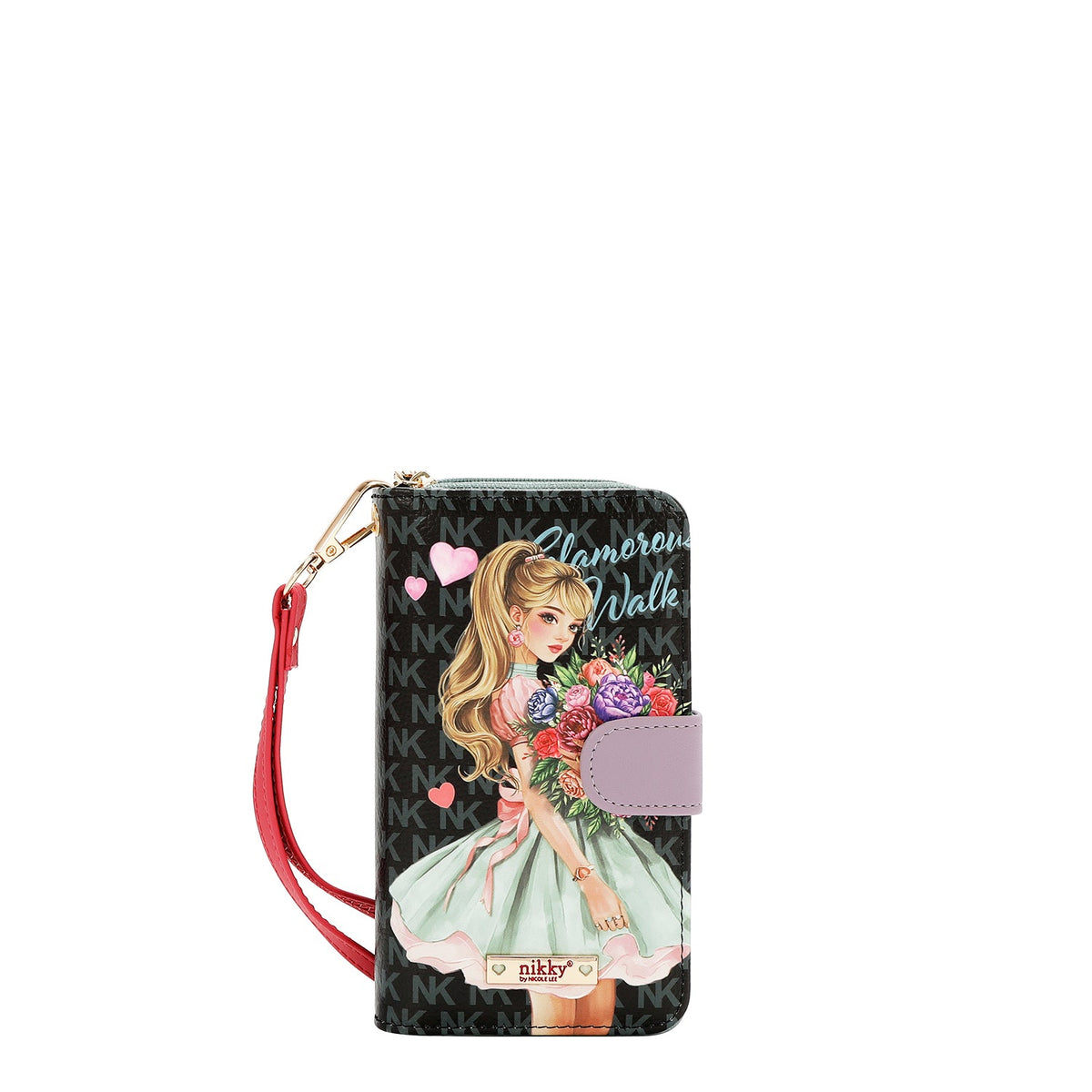 FUNDA PARA MOVIL (GLAMOROUS WALK - NEGRO)