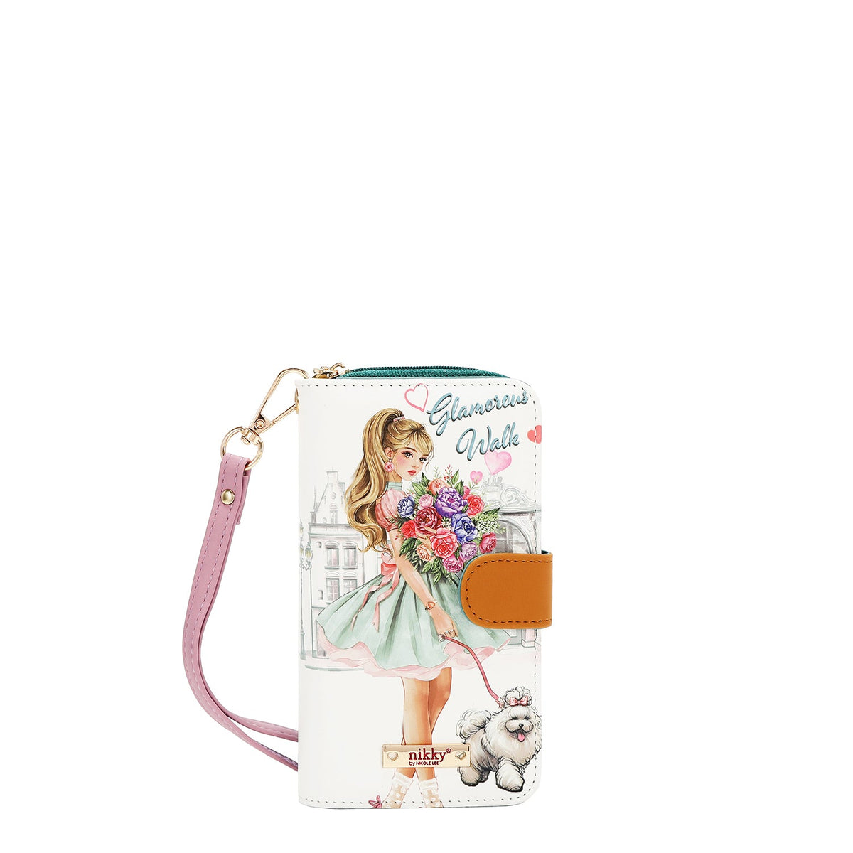 FUNDA PARA MOVIL (GLAMOROUS WALK - BLANCO)