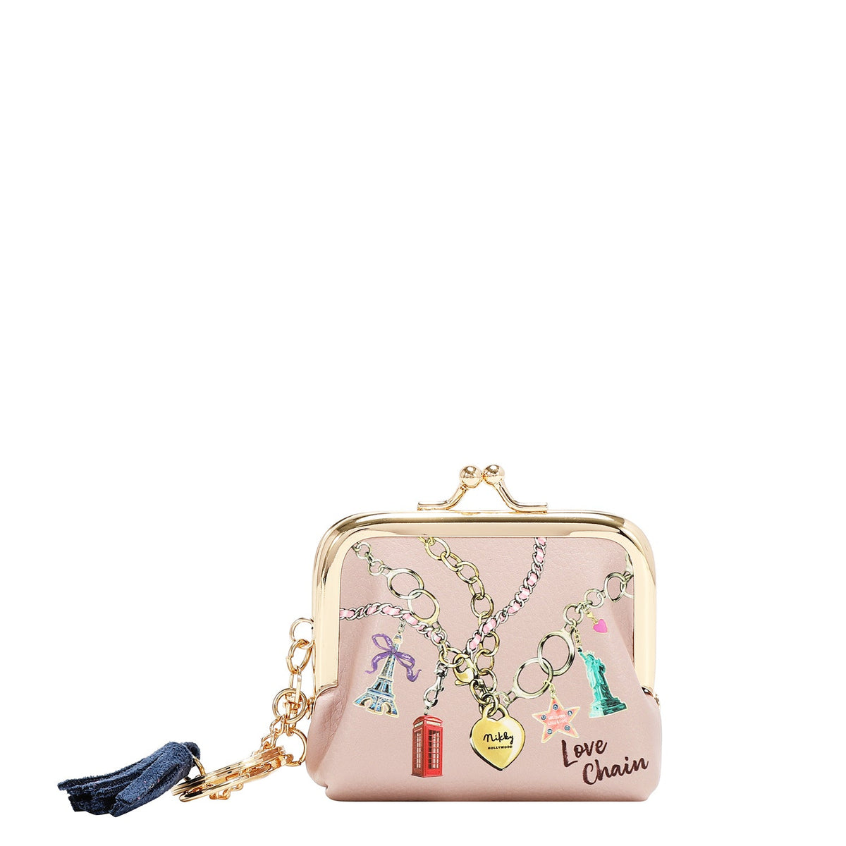 MONEDERO NIKKY KISSLOCK (LOVE CHAIN)