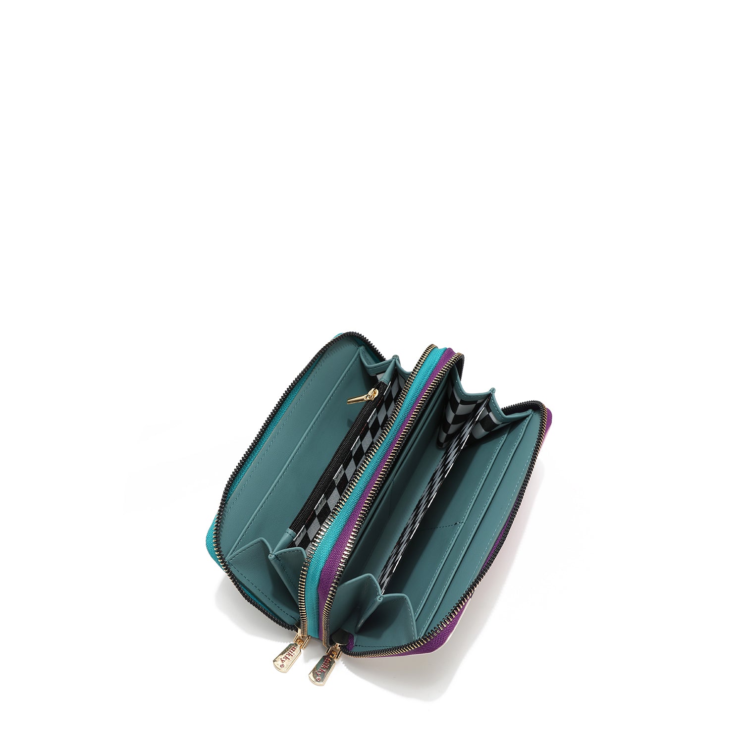 BILLETERA CON DOBLE CREMALLERA V.2 (NIKKY GOES SHOPPING)