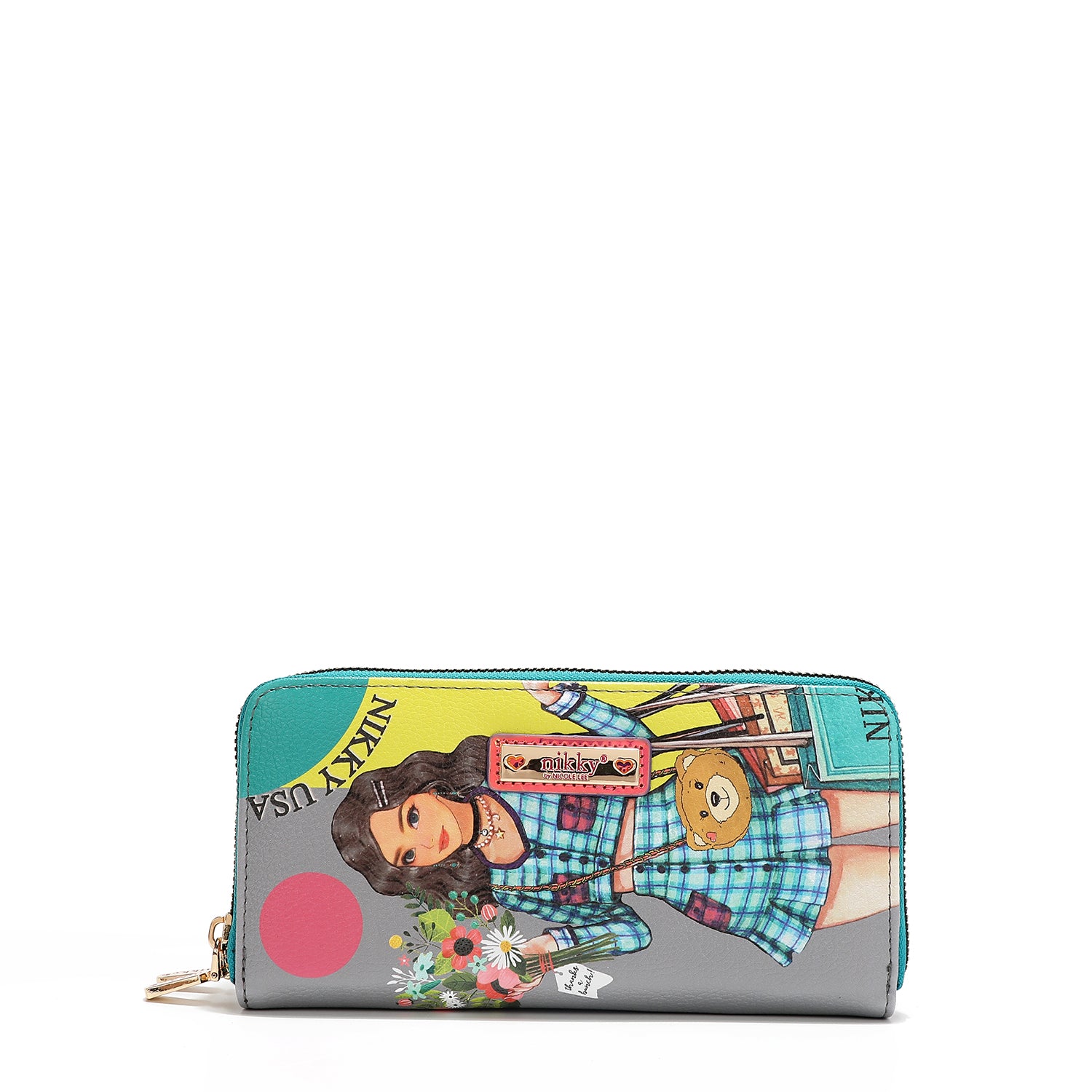 BILLETERA CON DOBLE CREMALLERA V.2 (NIKKY GOES SHOPPING)