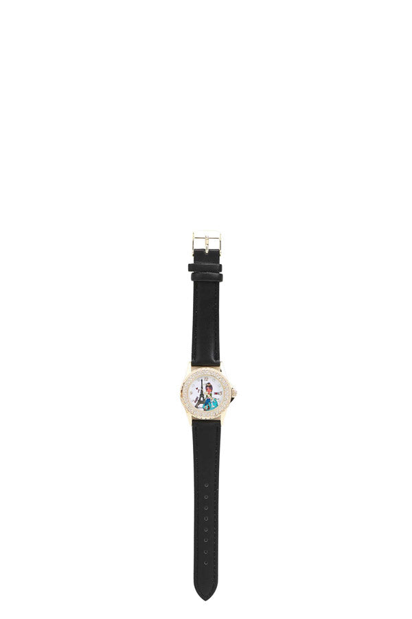 MONTRE MOYENNE DOUBLE DIAMANT "SIDNEY"