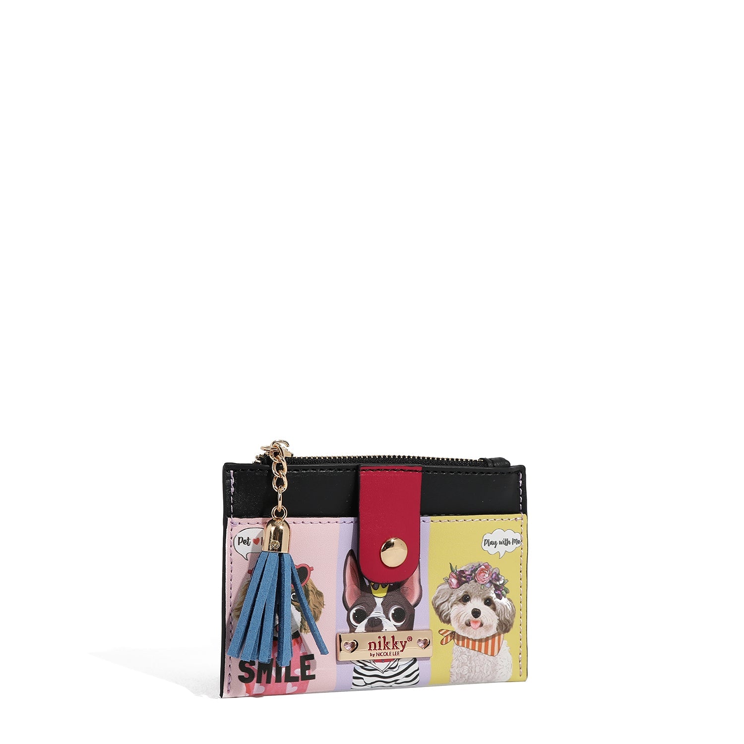 PORTA TARJETAS CON CREMALLERA (BEST BUDDIES)