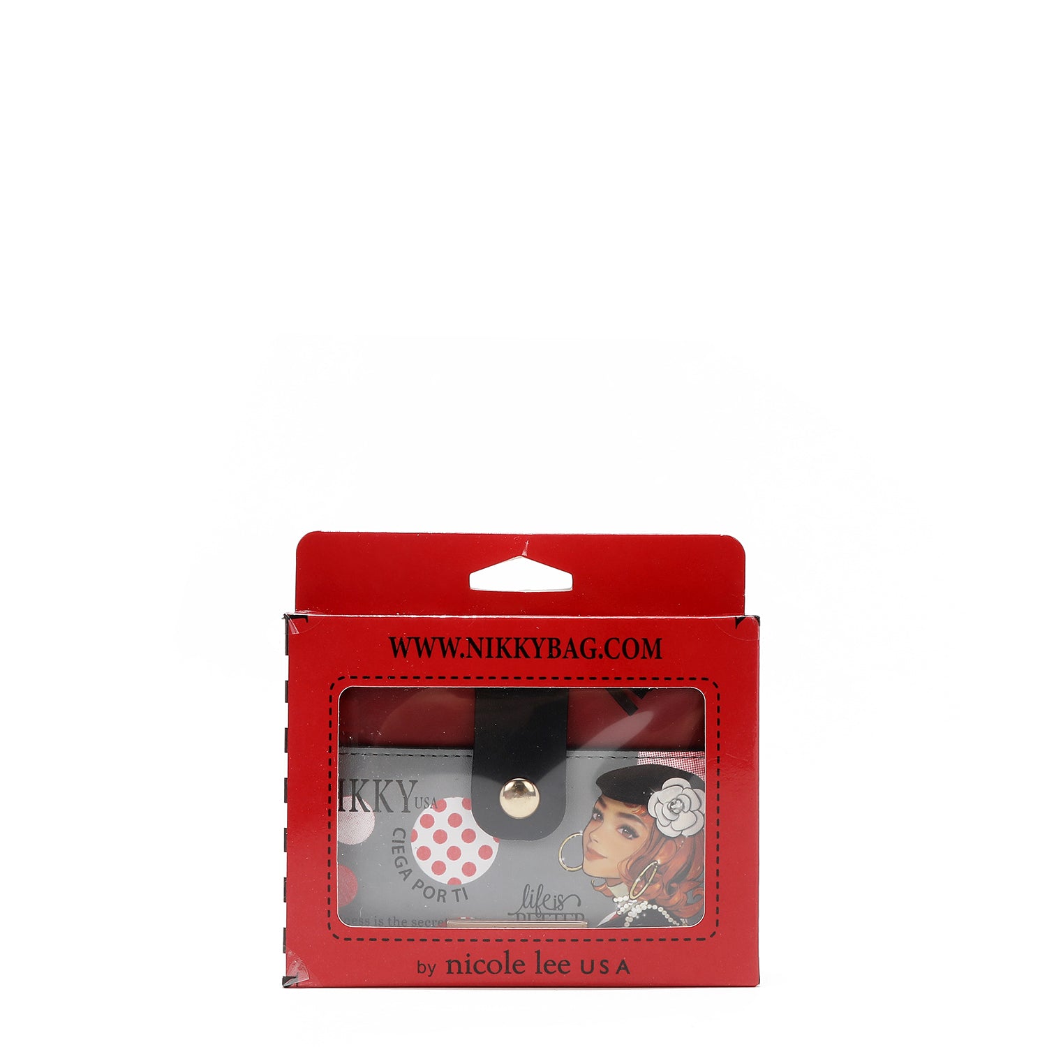 CARD HOLDER WITH ZIPPER (<tc>CIEGA POR TI</tc>)