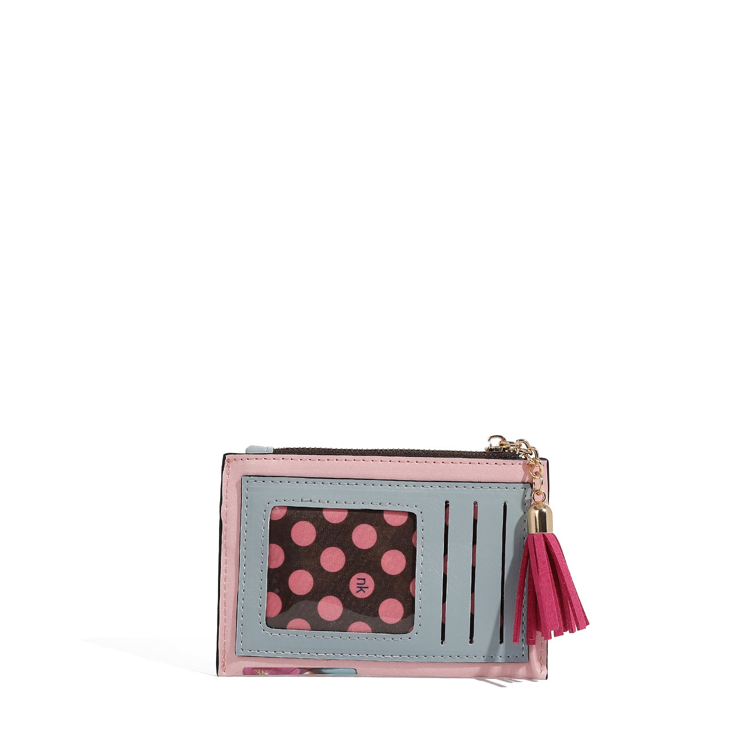 PORTA TARJETAS CON CREMALLERA (FLOWER DAY)