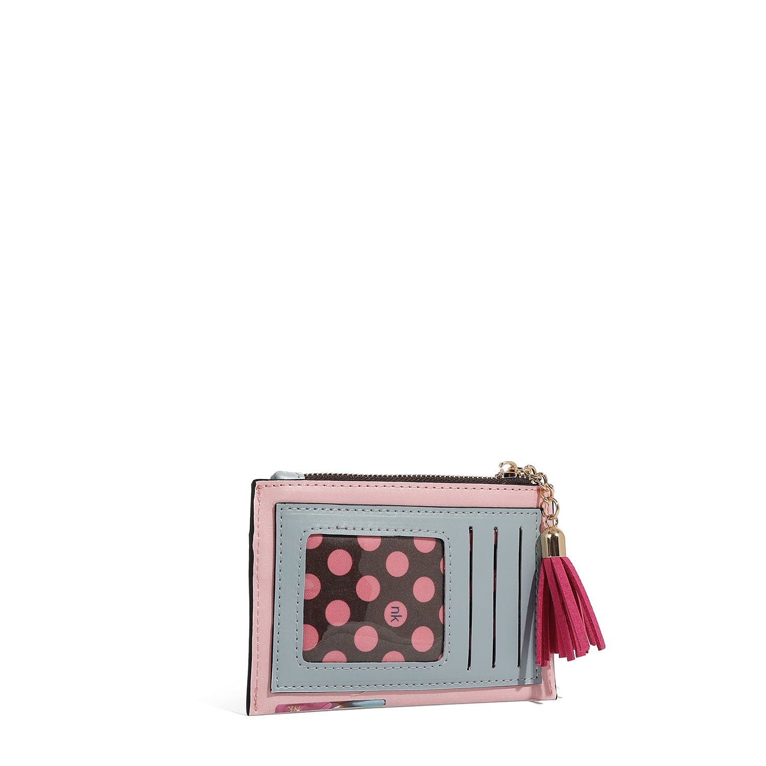 PORTA TARJETAS CON CREMALLERA (FLOWER DAY)