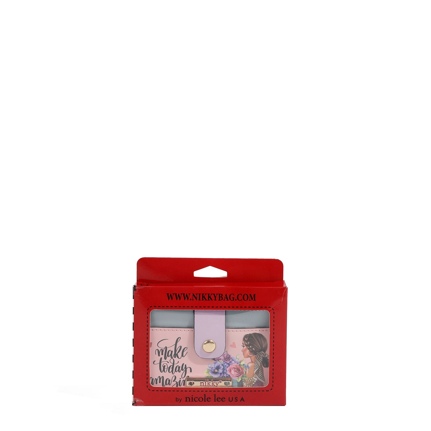 PORTA TARJETAS CON CREMALLERA (FLOWER DAY)