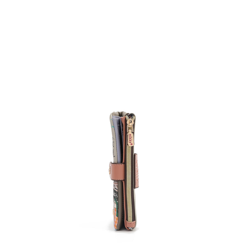 COMPACT WALLET (<tc>I LIVE TO TRAVEL</tc>)