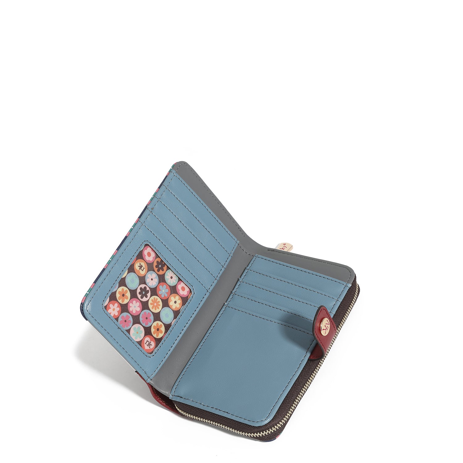 LARGE WALLET WITH DOUBLE CLOSURE PURSE <tc>NIKKY</tc>