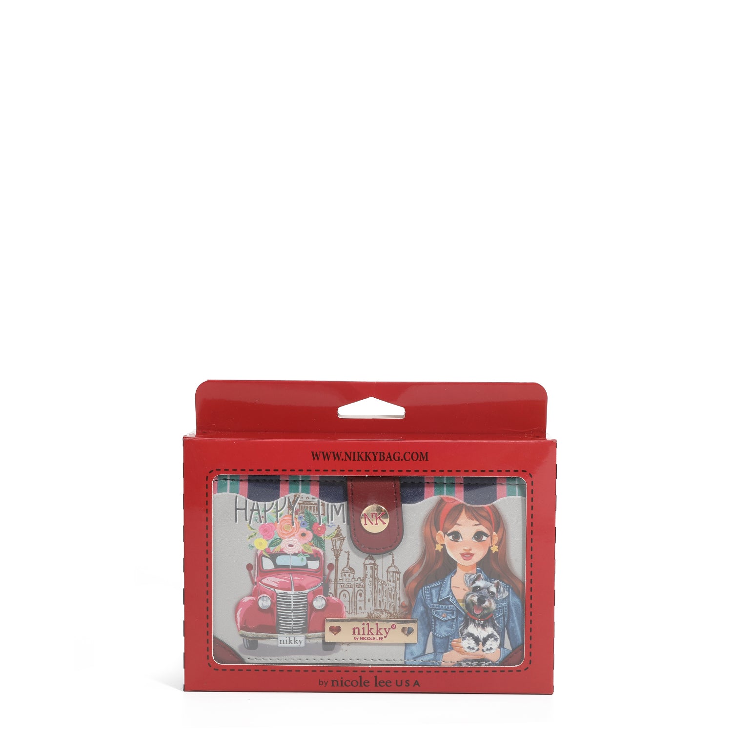 LARGE WALLET WITH DOUBLE CLOSURE PURSE <tc>NIKKY</tc>