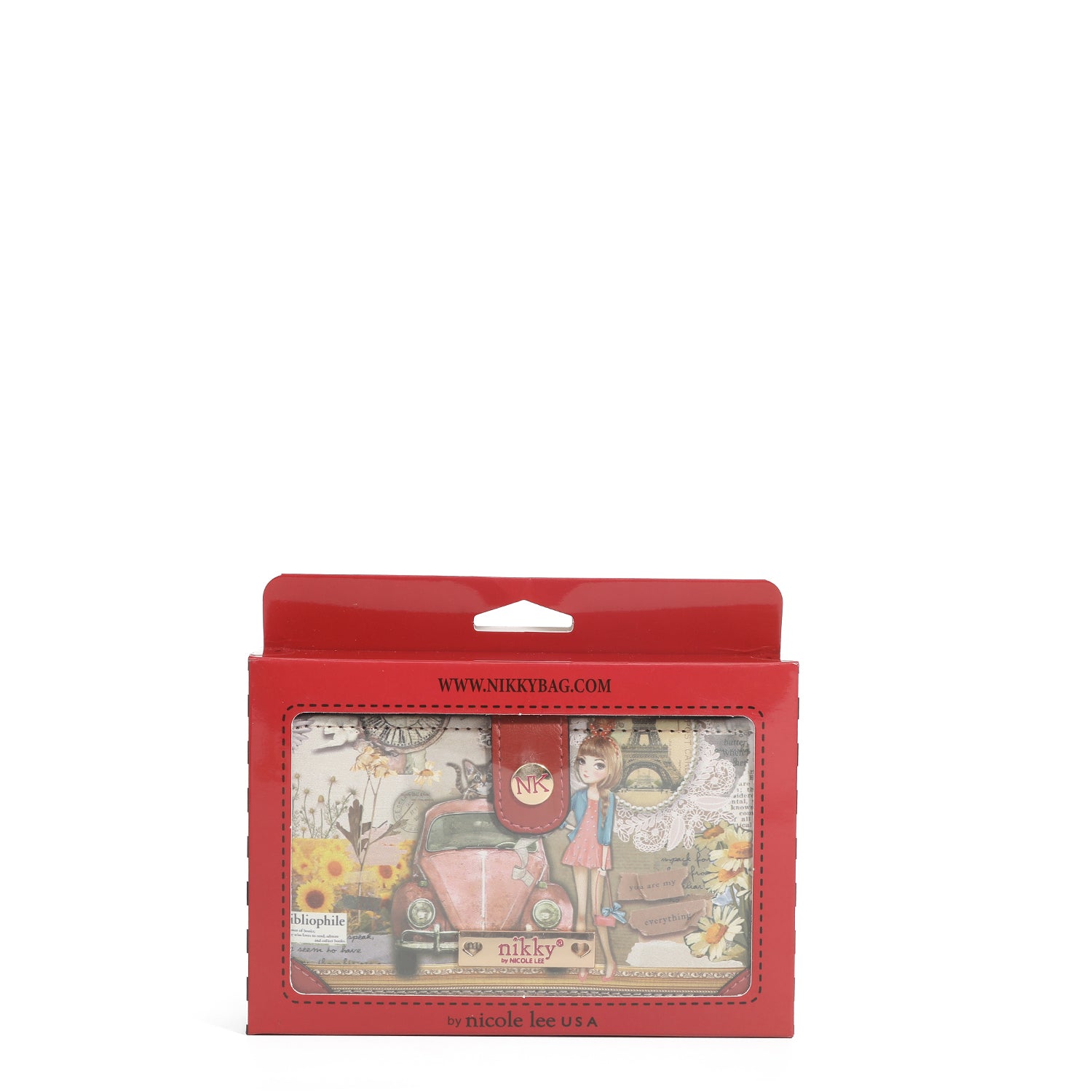 LARGE WALLET WITH DOUBLE CLOSURE PURSE <tc>NIKKY</tc>