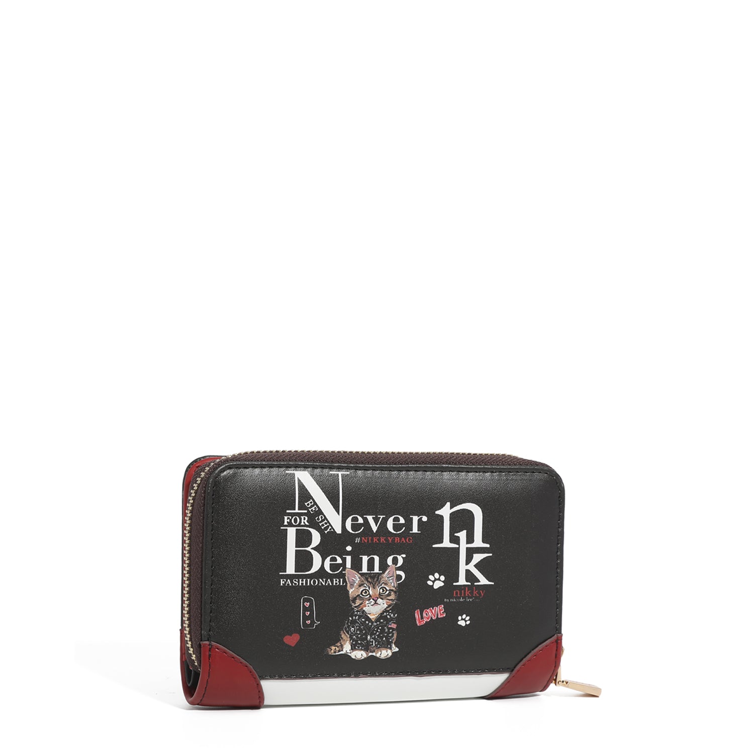 LARGE WALLET WITH DOUBLE CLOSURE PURSE <tc>NIKKY</tc>