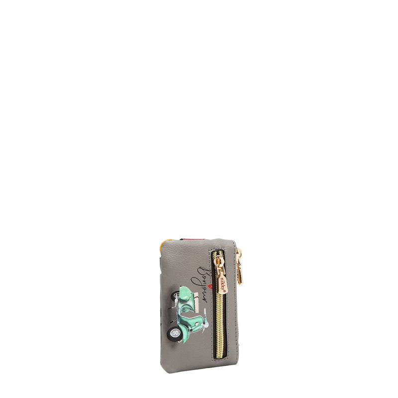 MINI PORTA TARJETAS CON CIERRE (EIFFEL DREAMS)