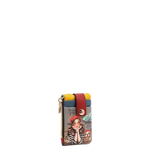 MINI PORTA TARJETAS CON CIERRE (EIFFEL DREAMS)