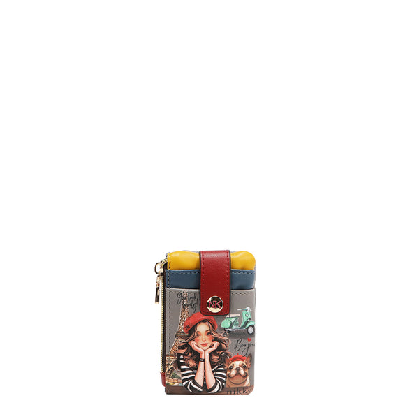 MINI PORTA TARJETAS CON CIERRE (EIFFEL DREAMS)