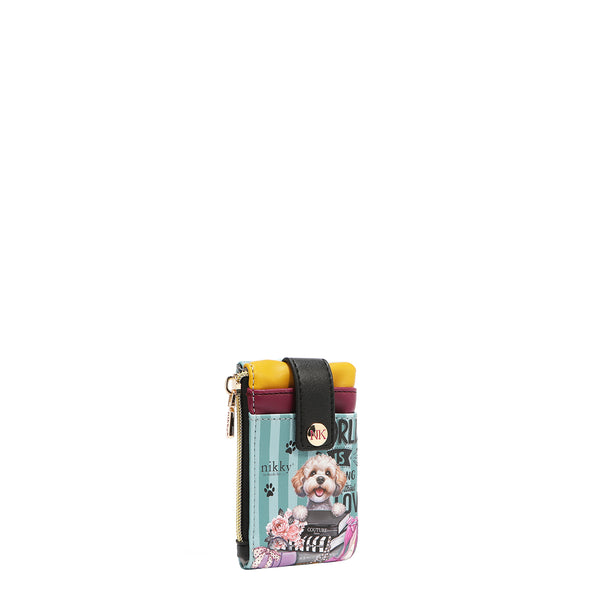 MINI PORTA TARJETAS CON CIERRE (MEANT TO LOVE YOU)