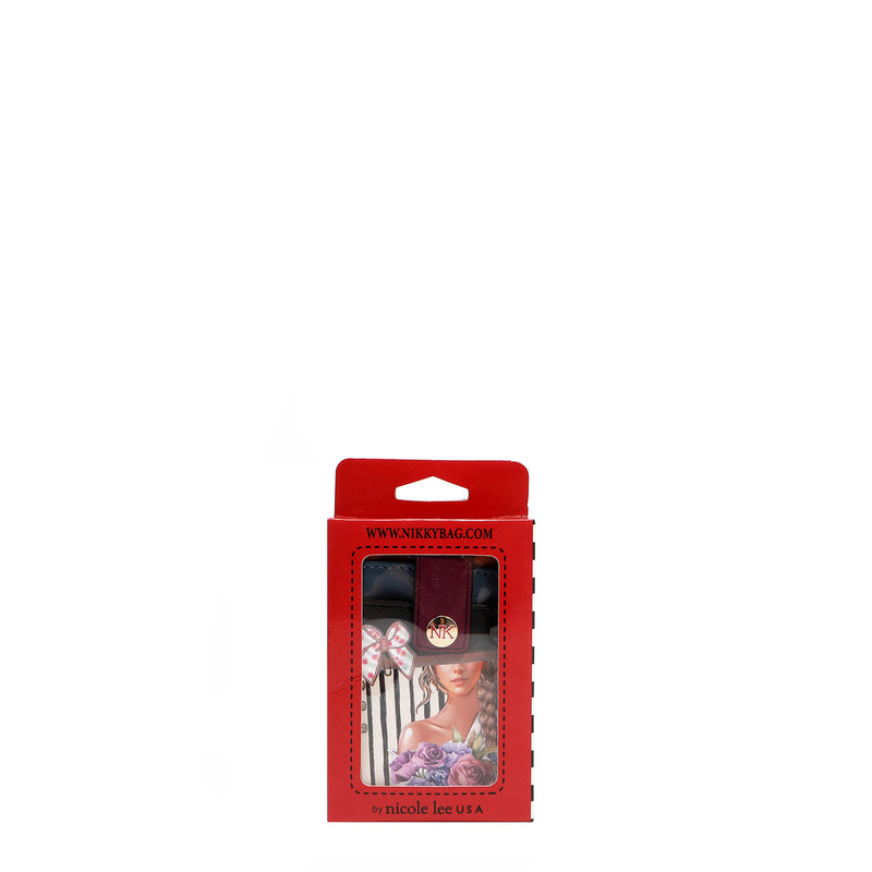 MINI PORTA TARJETAS CON CIERRE (NOSTALGIA)