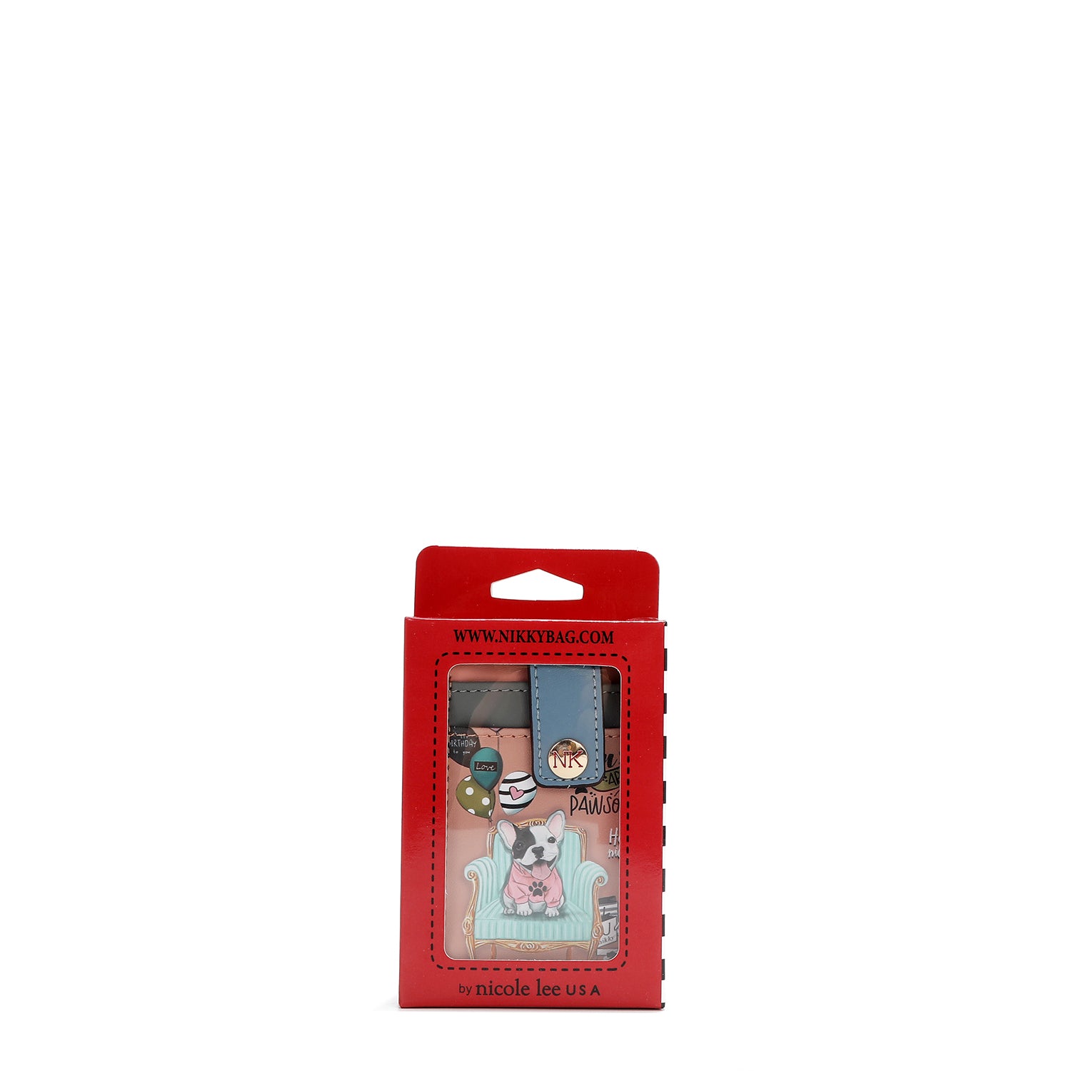 MINI PORTA TARJETAS CON CIERRE (PARTY KING)