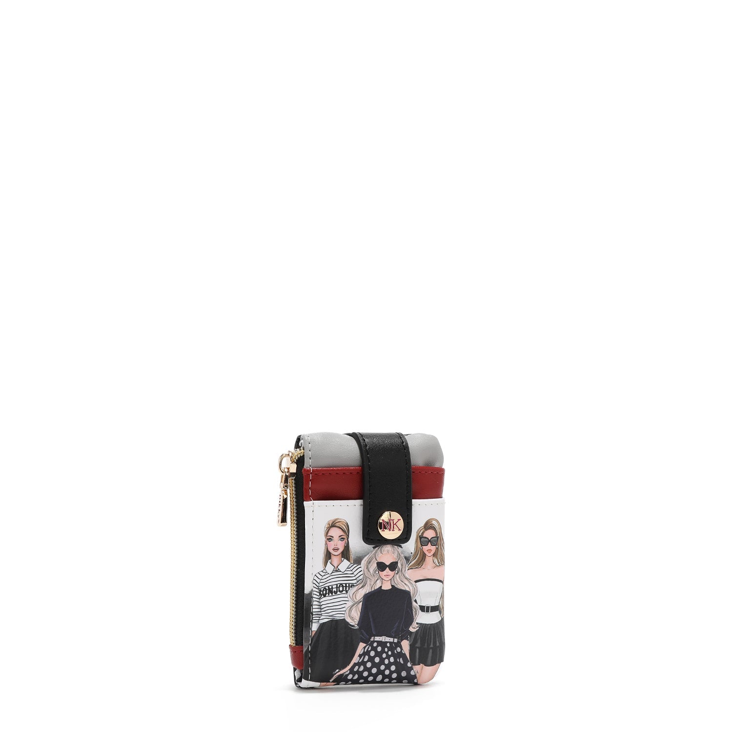 MINI PORTA TARJETAS CON CIERRE (TRIO)