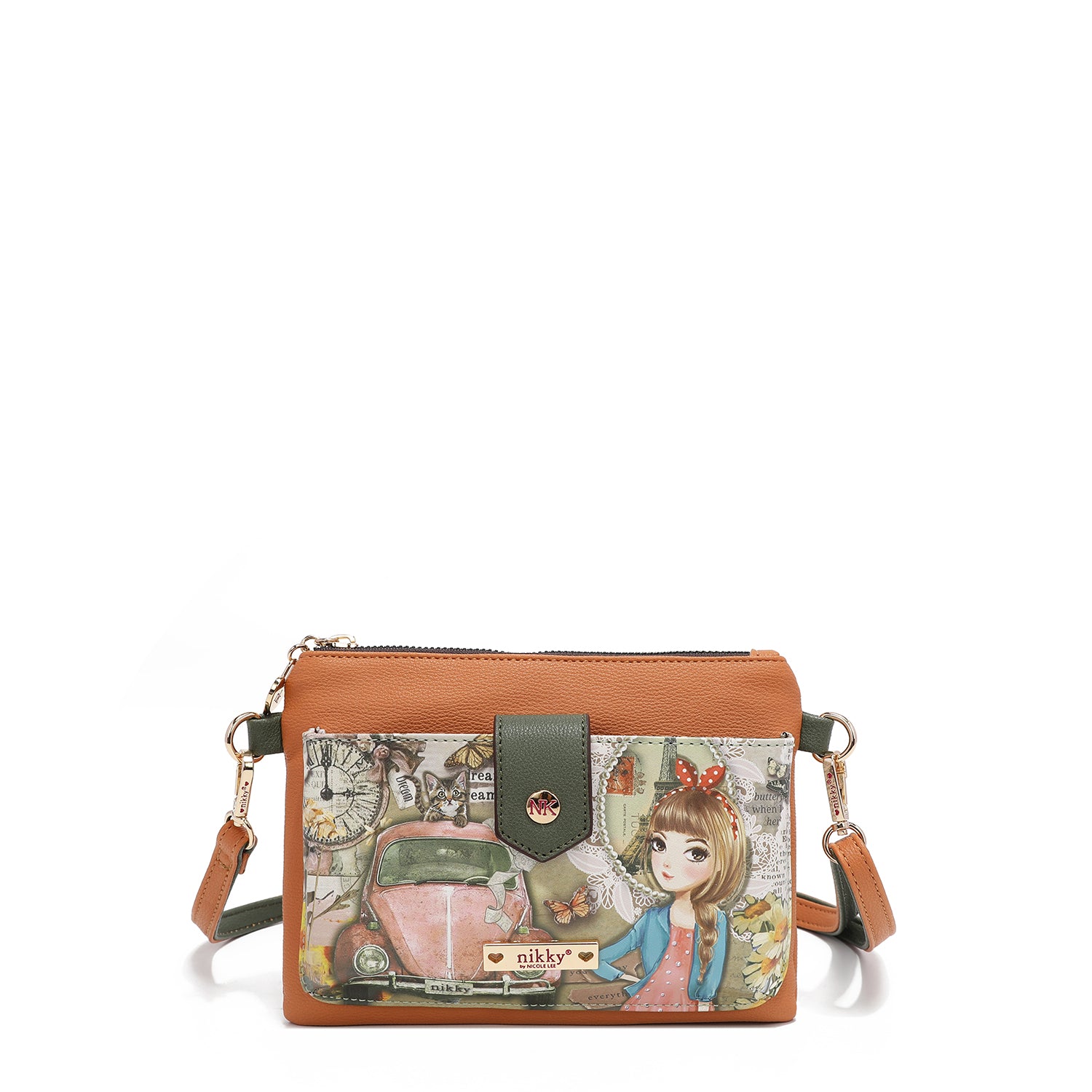 Compact Bandolera Zip and Snap