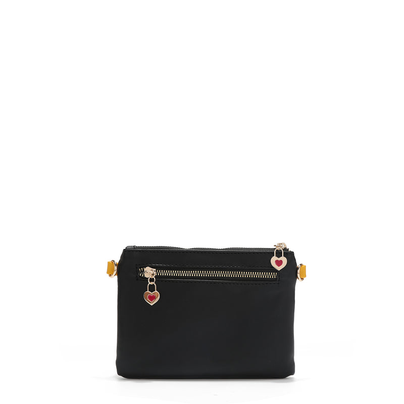 CROSSBODY BAG WITH ZIPPER AND BUTTON CLOSURE (<tc>NIKKY GOES SHOPPING</tc>)