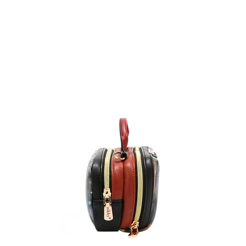 MINI BOLSO CRUZADO BOSTON CON DOBLE CREMALLERA (FAIRY TALE)