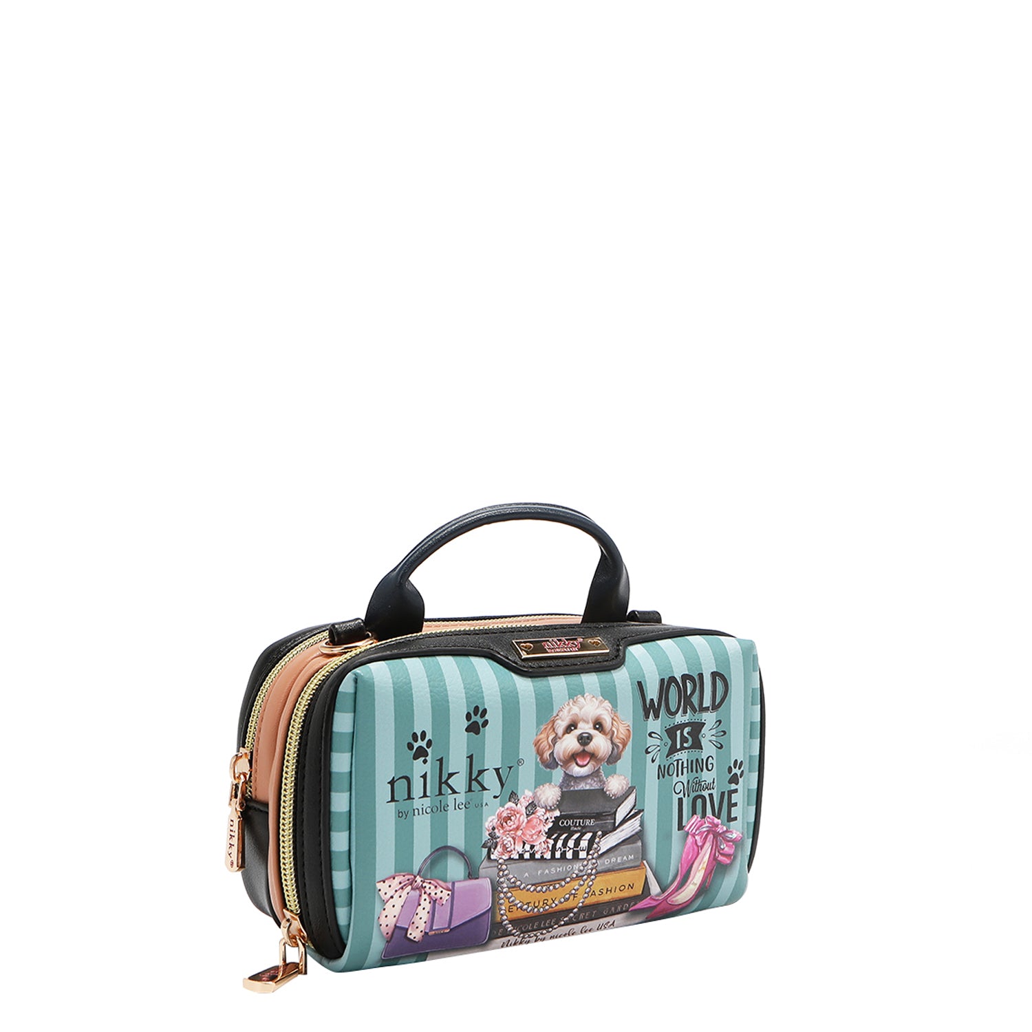 BOSTON MINI CROSSBODY BAG WITH DOUBLE ZIPPER (MEANT TO LOVE YOU)